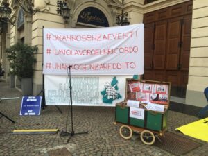 La protesta a Torino